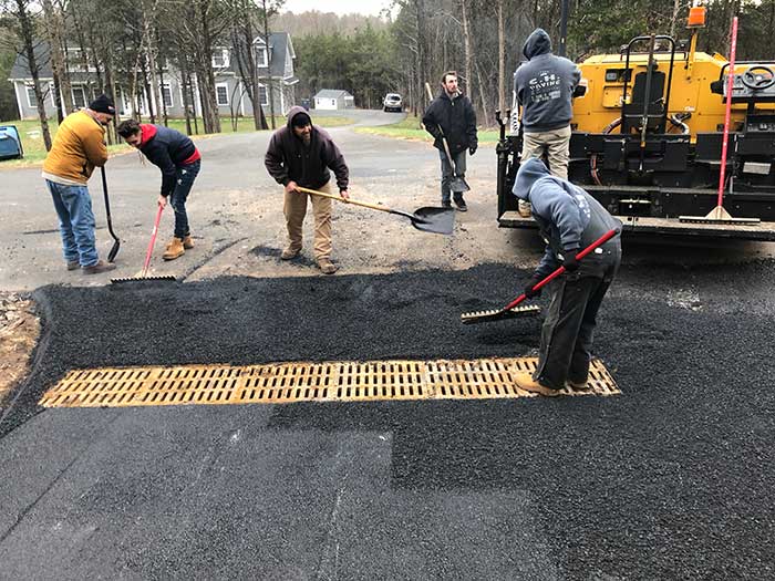 Drainage - Catch basins, Trough Drains, & Pipe Installation - CH Paving