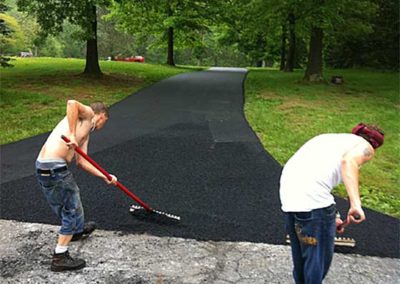 Long Driveway Paving