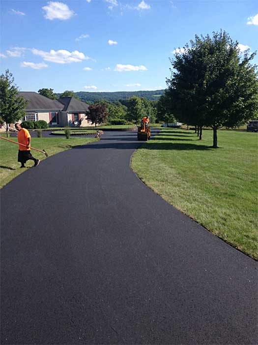 New Home Residential Paving