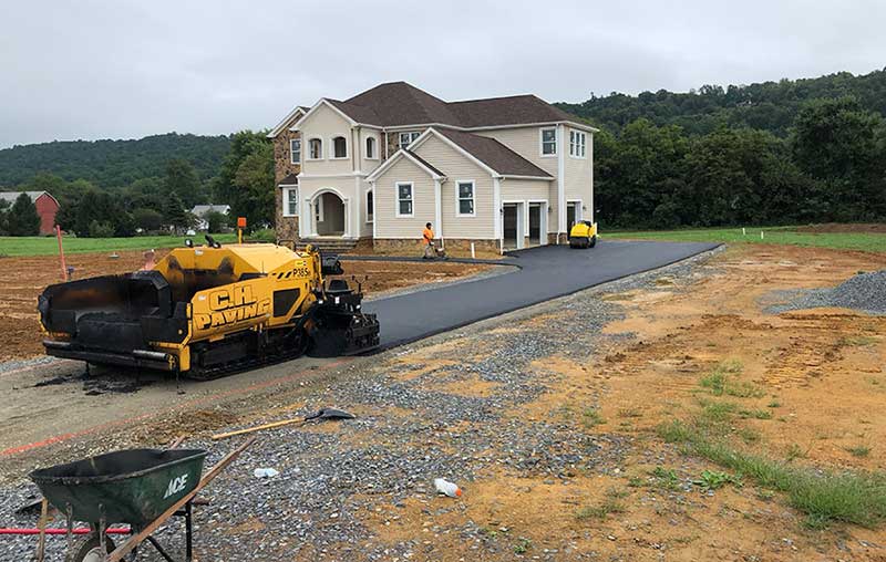 New Home Residential Paving